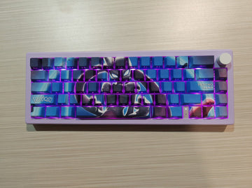 POKEBOARD - Limited Edition Custom 65% Keyboard - Poke  005 Mewtwo 68Keys RGB backlight, triple mode (wired, wireless and bluetooth)