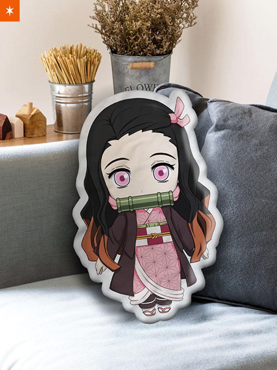 Fandomaniax - Fun Nezuko Shaped Pillow