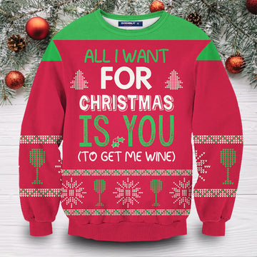 All I want for Christmas Unisex Wool Sweater