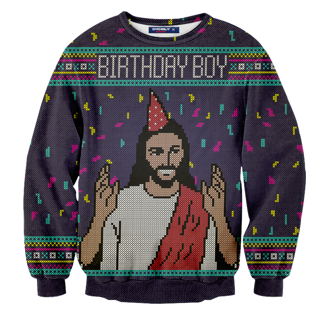 Birthday Boy Christmas Unisex Wool Sweater