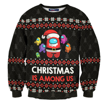 Christmas is Among Us Unisex Wool Sweater