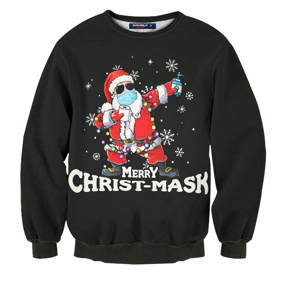 Merry Christmask Unisex Wool Sweater