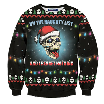 On Naughty List Unisex Wool Sweater