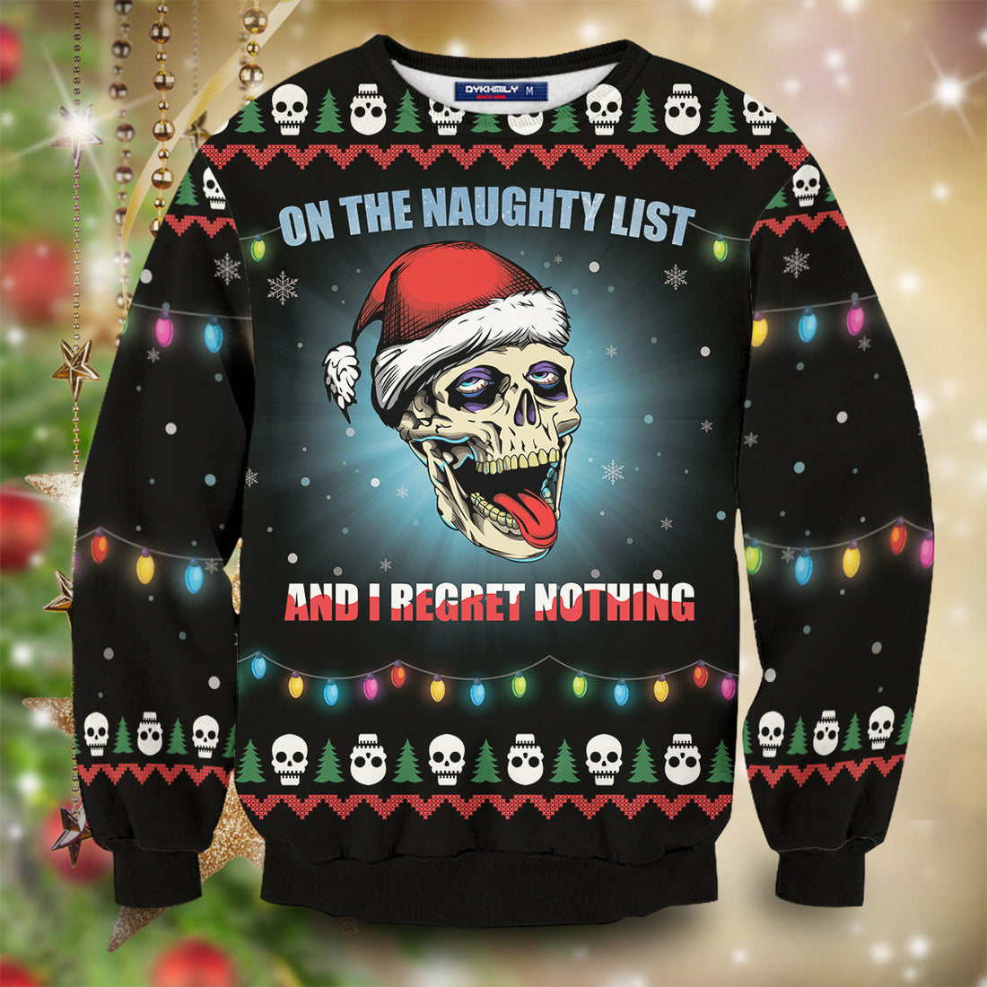 On Naughty List Unisex Wool Sweater