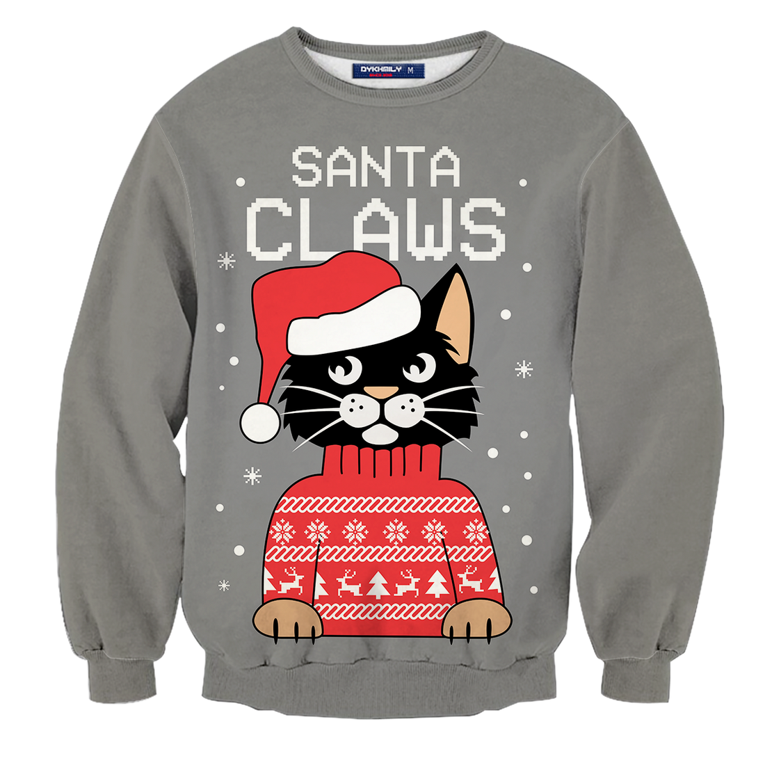 Santa Claws Unisex Wool Sweater