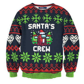 Santa's Crew Unisex Wool Sweater