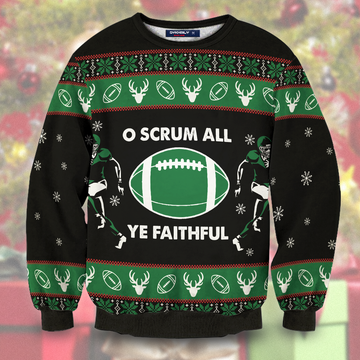 Scrum All Ye Faithful Unisex Wool Sweater