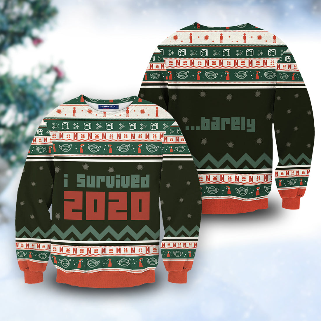 Survived 2020 Unisex Wool Sweater