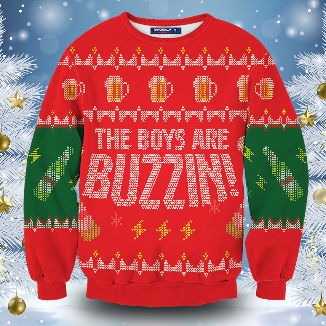 The Boys are Buzzin Unisex Wool Sweater