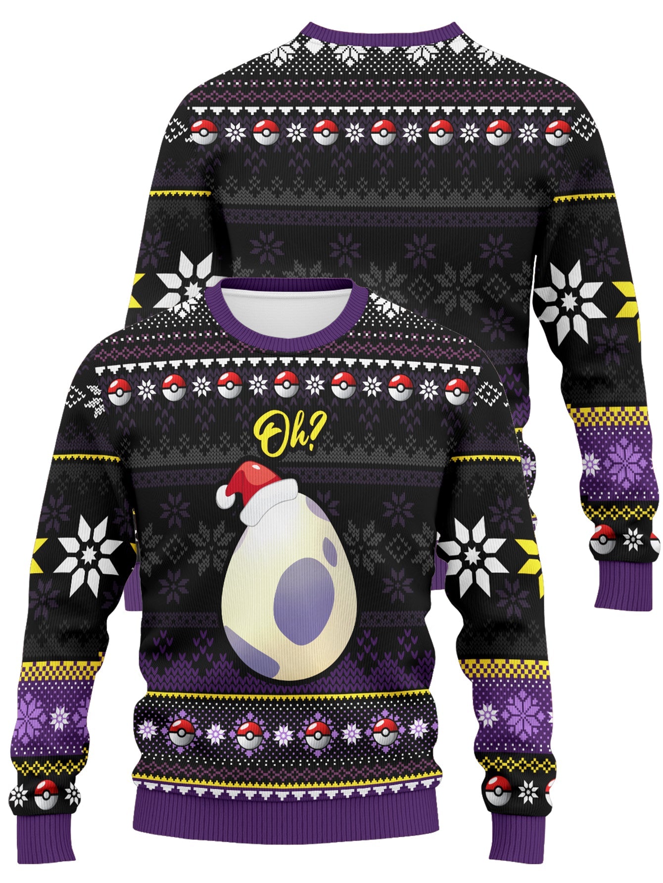 Fandomaniax - 10km Pokemon Egg Unisex Wool Sweater