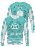 Fandomaniax - Aoba Johsai Jersey Christmas Unisex Wool Sweater