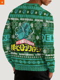 Fandomaniax - Deku Xmas Unisex Wool Sweater