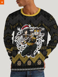 Fandomaniax - Eraser Head Xmas Unisex Wool Sweater