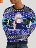 Fandomaniax - Gojo Xmas Unisex Wool Sweater