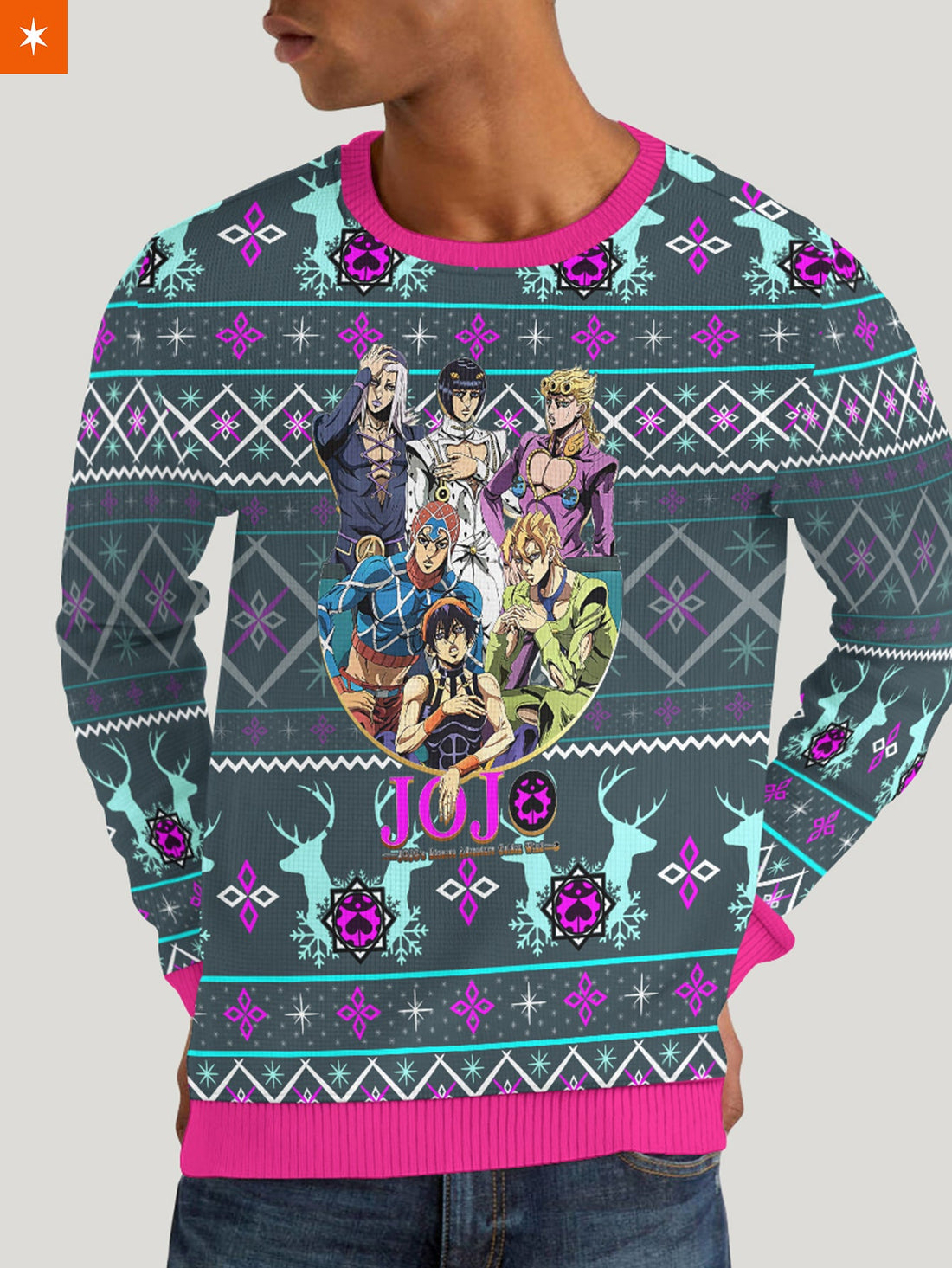 Fandomaniax - Golden Wind Xmas Unisex Wool Sweater