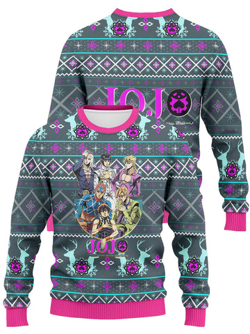 Fandomaniax - Golden Wind Xmas Unisex Wool Sweater