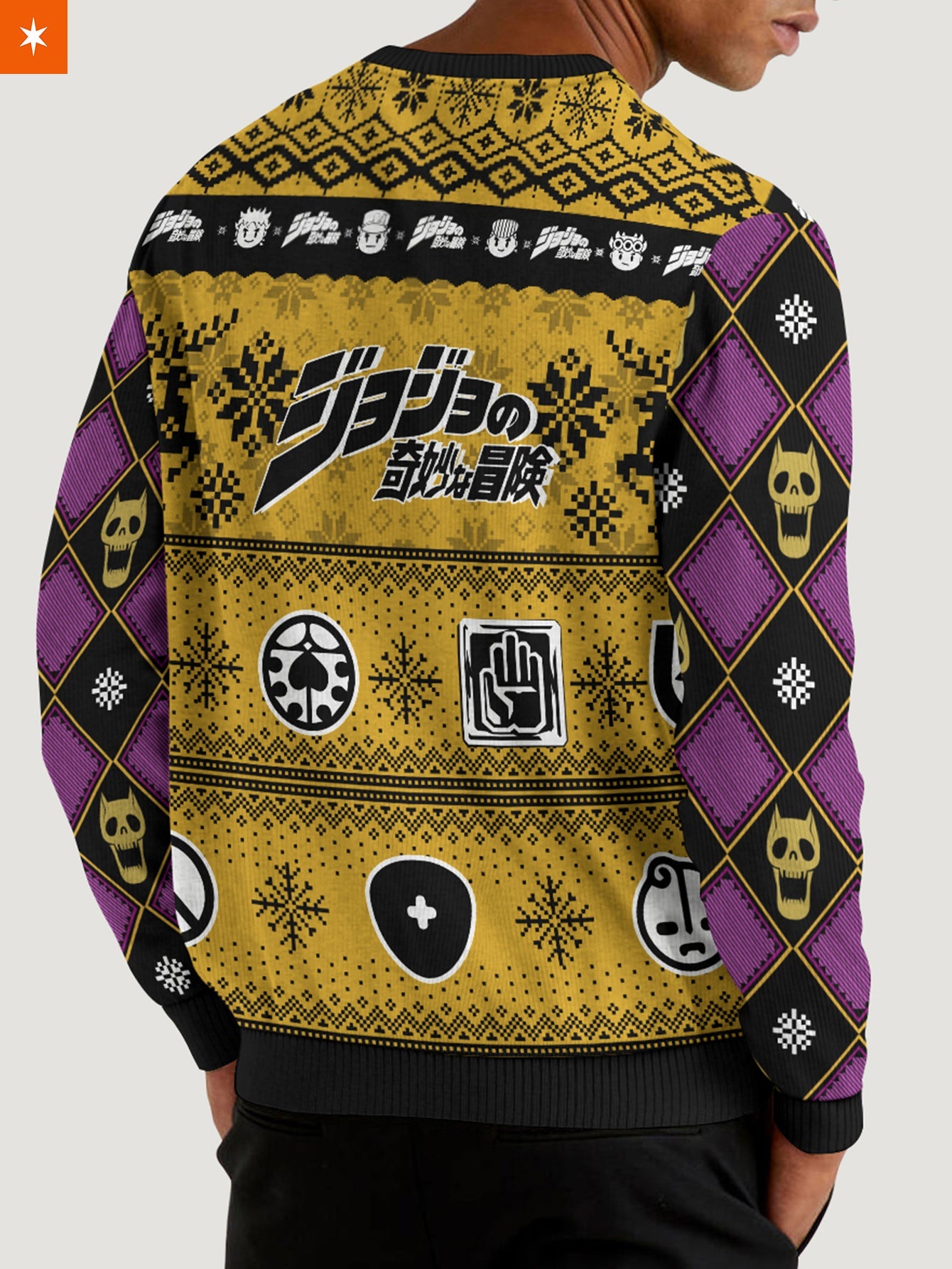 Fandomaniax - Jojo Bizarre Christmas Unisex Wool Sweater