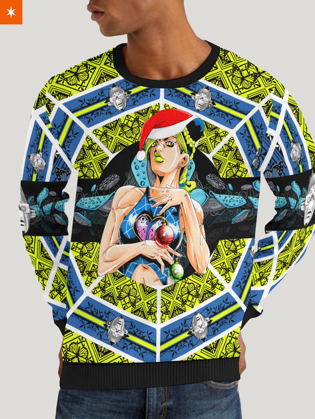 Fandomaniax - Jolyne Cujoh Xmas Unisex Wool Sweater