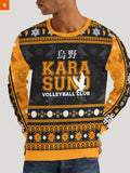 Fandomaniax - Karasuno Jersey Christmas Unisex Wool Sweater