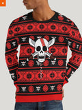 Fandomaniax - Red Hair Xmas Unisex Wool Sweater