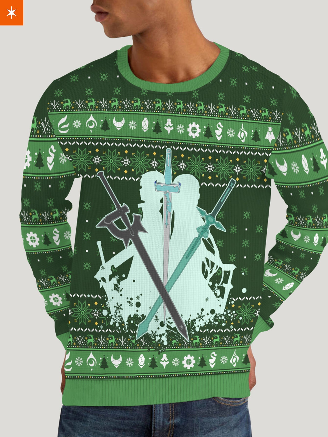 Fandomaniax - SAO Xmas Unisex Wool Sweater