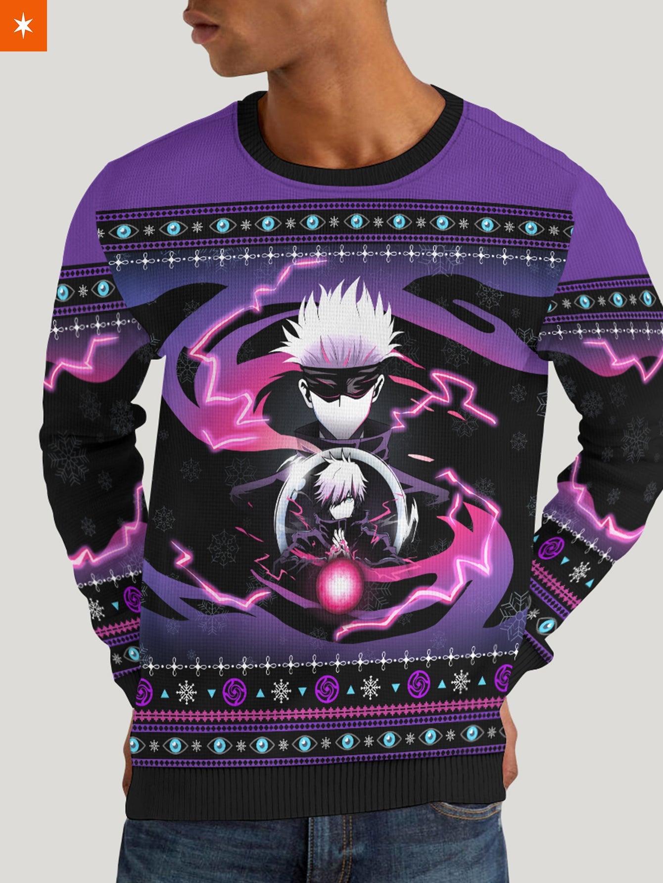 Fandomaniax - Satoru Gojo Unisex Wool Sweater