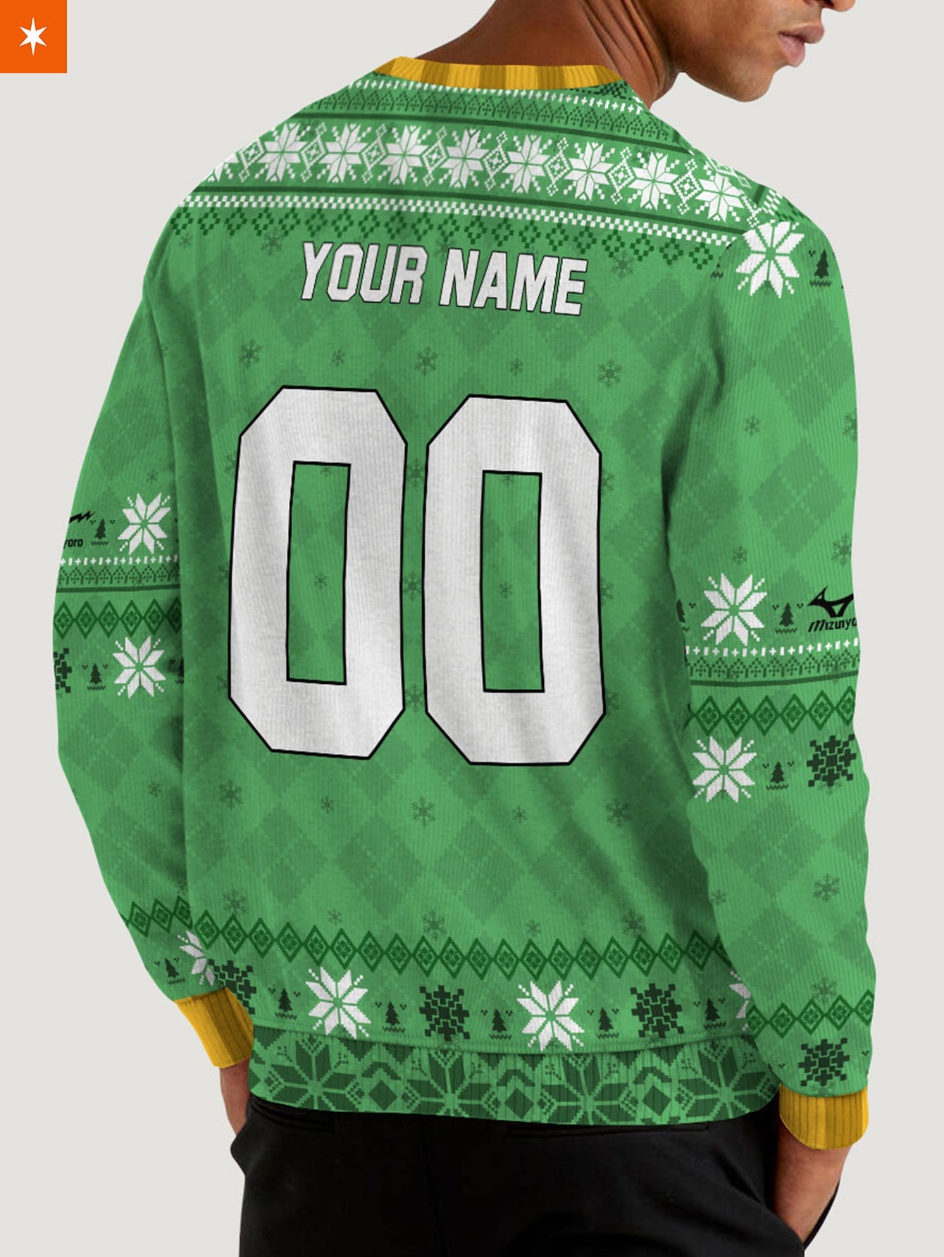 Fandomaniax - Personalized Sendai Frogs Unisex Wool Sweater