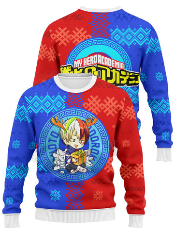 Fandomaniax - Shoto Xmas Unisex Wool Sweater