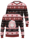 Fandomaniax - [Buy 1 Get 1 SALE] Silly Anya Xmas Unisex Wool Sweater