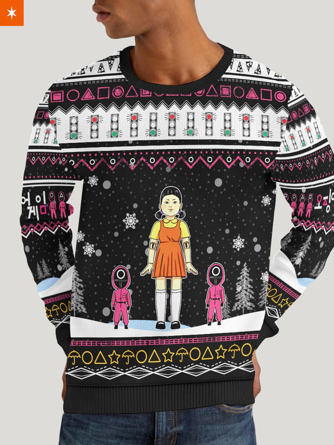 Fandomaniax - Squid Game Xmas Unisex Wool Sweater