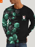 Fandomaniax - [Buy 1 Get 1 SALE] Tanjiro Cube Unisex Wool Sweater