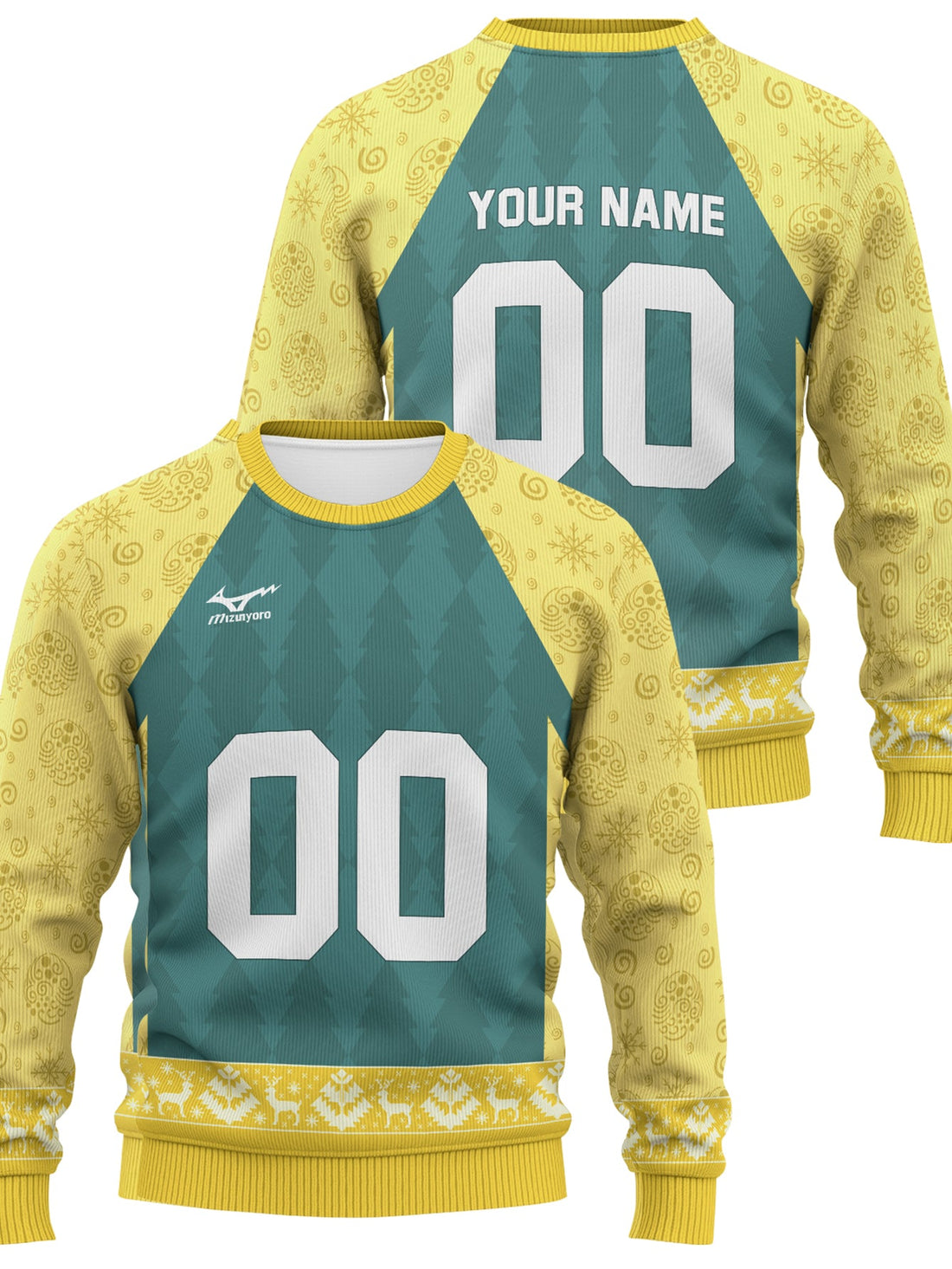 Fandomaniax - Personalized Team Nohebi Unisex Wool Sweater