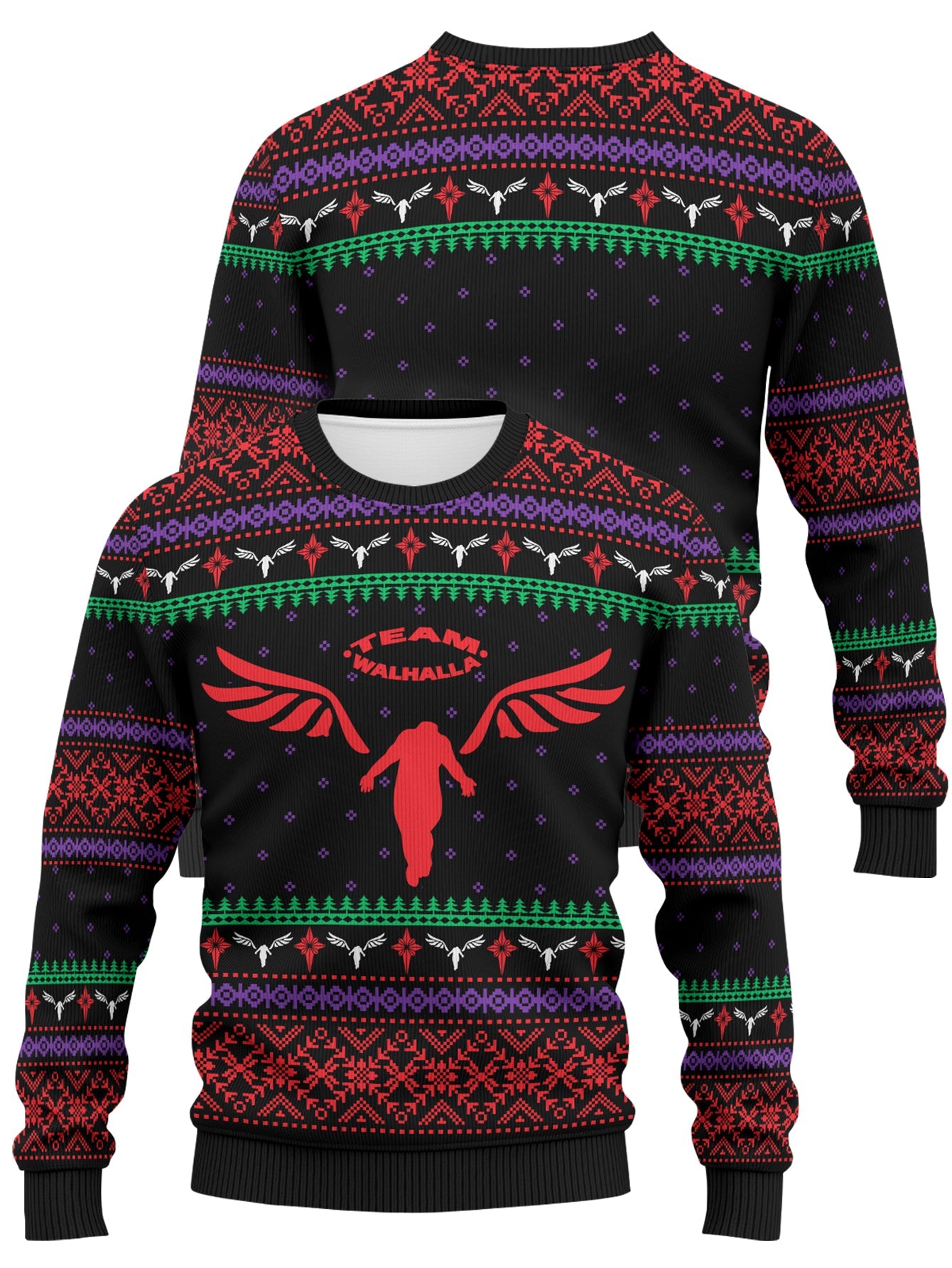 Fandomaniax - Valhalla Xmas Unisex Wool Sweater