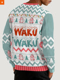 Fandomaniax - [Buy 1 Get 1 SALE] Waku Waku Xmas Unisex Wool Sweater