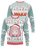 Fandomaniax - [Buy 1 Get 1 SALE] Waku Waku Xmas Unisex Wool Sweater