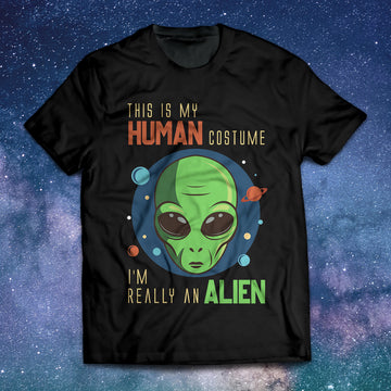 Alien Human Costume Unisex T-Shirt