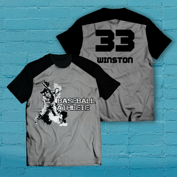 Customized Baseball Athlete Unisex T-Shirt