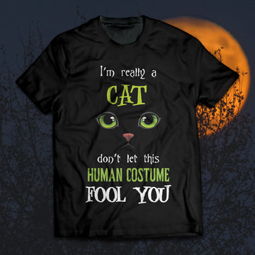 Cat Human Costume Unisex T-Shirt