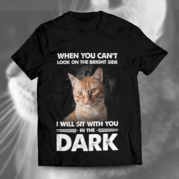 Customized I will sit with you in the dark Unisex T-Shirt