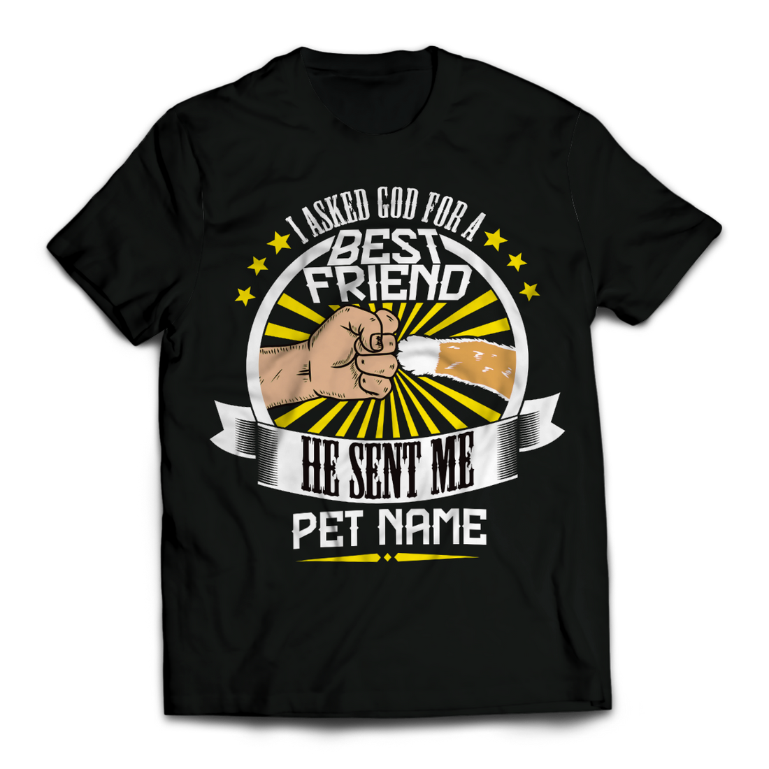 Customized My Cat is my Best Friend Unisex T-Shirt