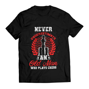 Old Man who plays Chess Unisex T-Shirt