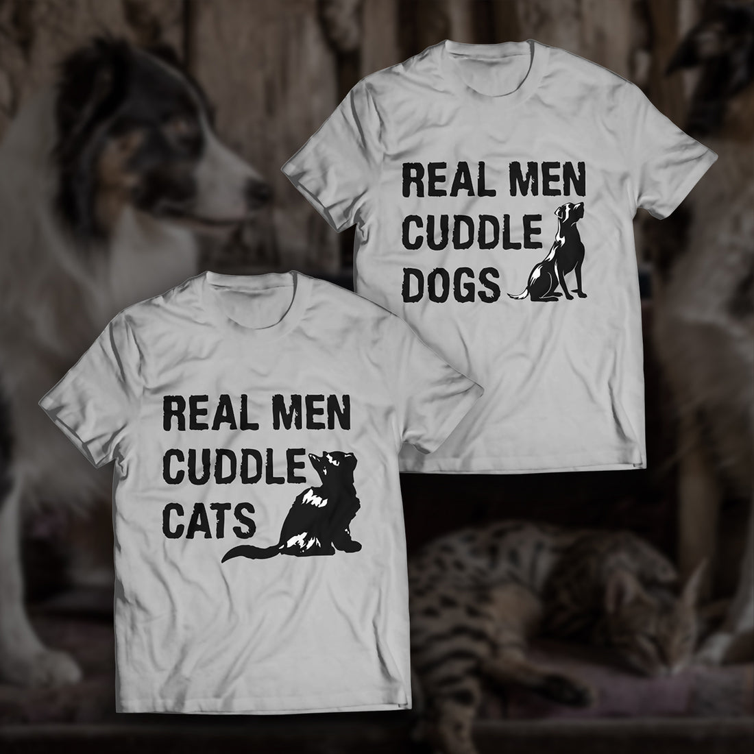 Real Men Cuddle T-Shirt