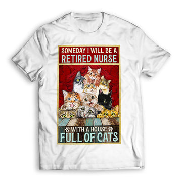 Customized Retired with Cats Unisex T-Shirt