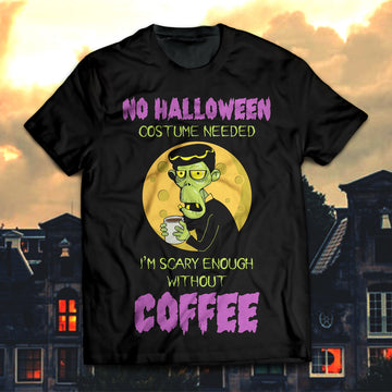 Scary Without Coffee Unisex T-Shirt