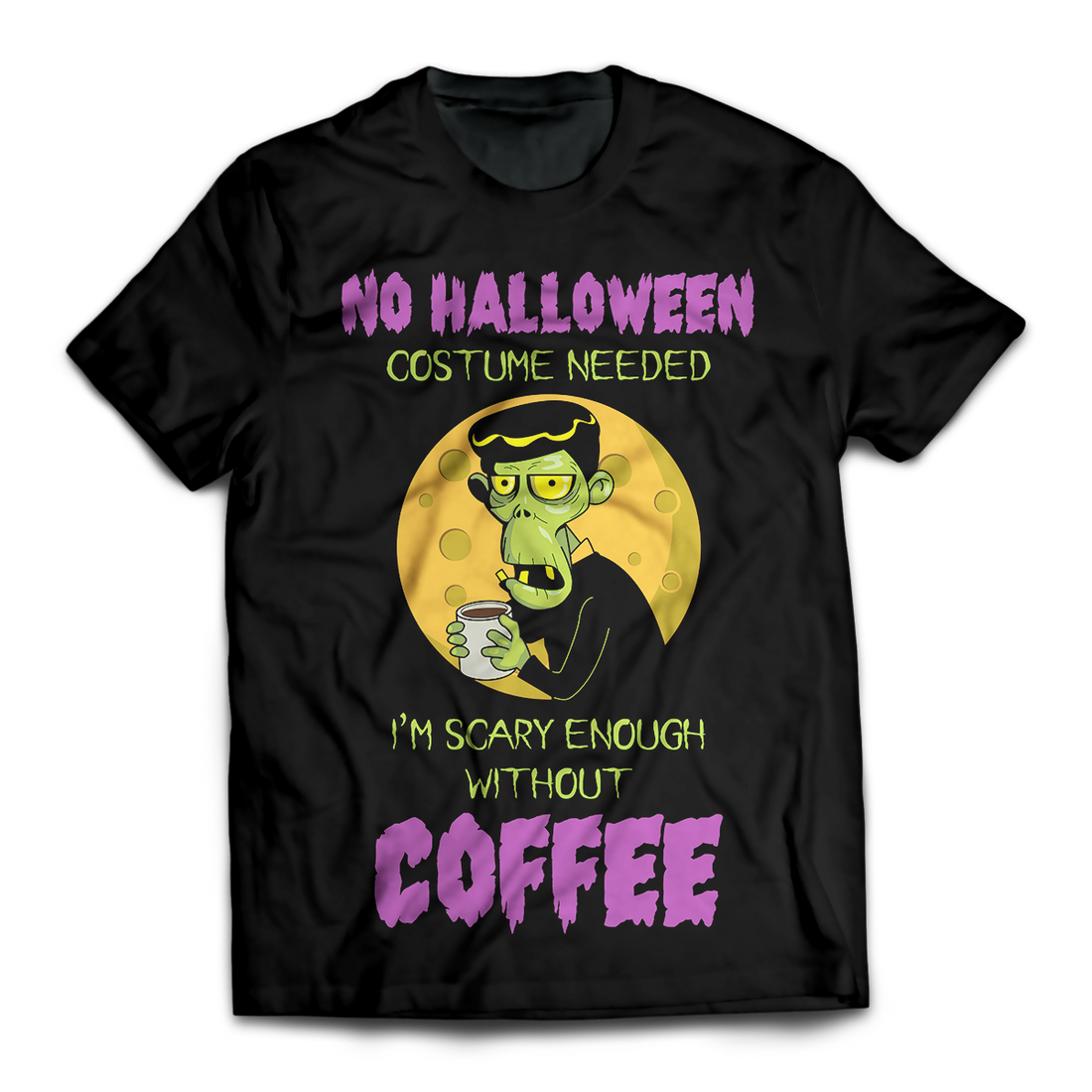 Scary Without Coffee Unisex T-Shirt