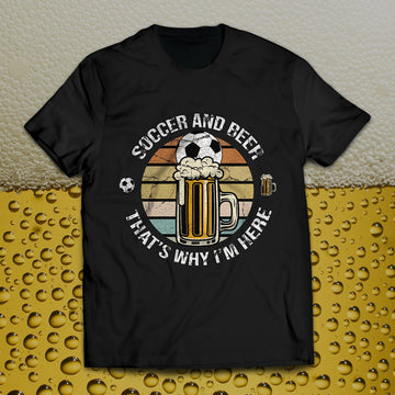 Soccer and Beer Unisex T-Shirt