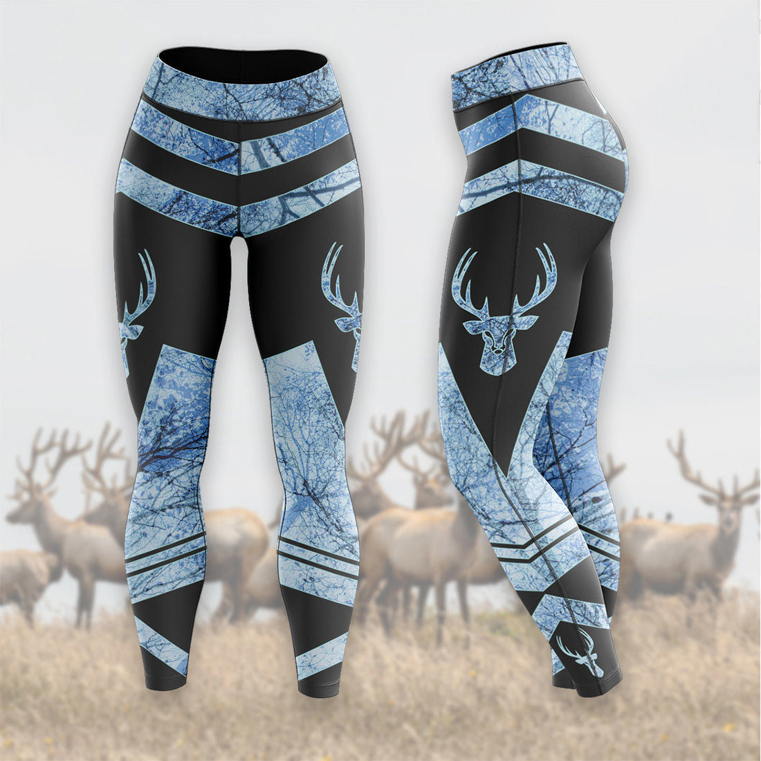 Deer Hunting Unisex Tights