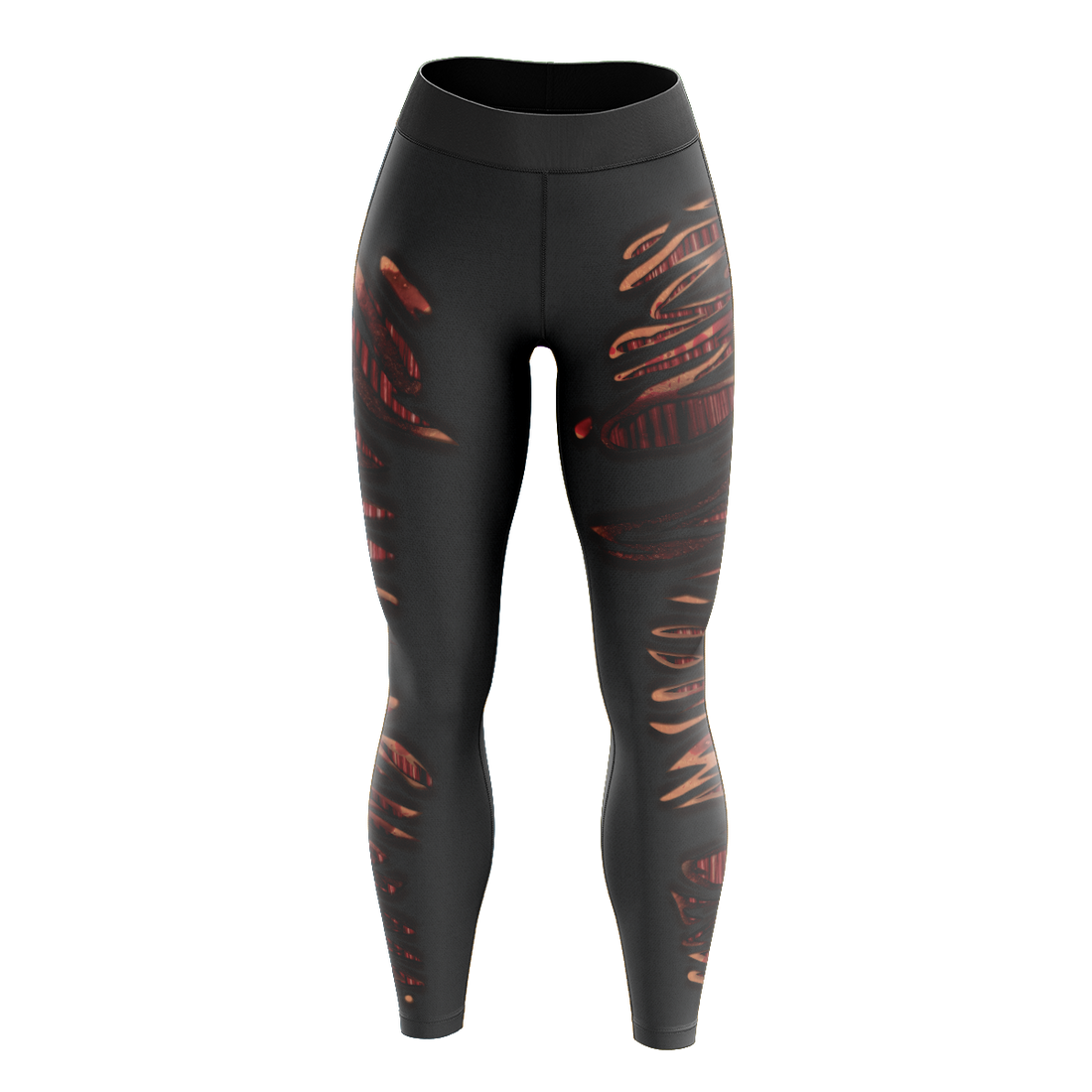 Burnt Hot Unisex Tights