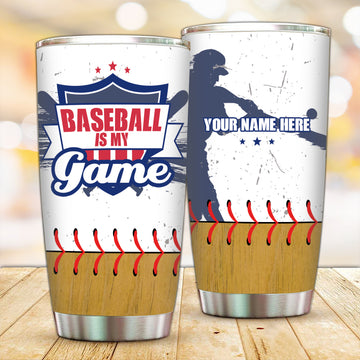 Customized Baseball is my Game Tumbler