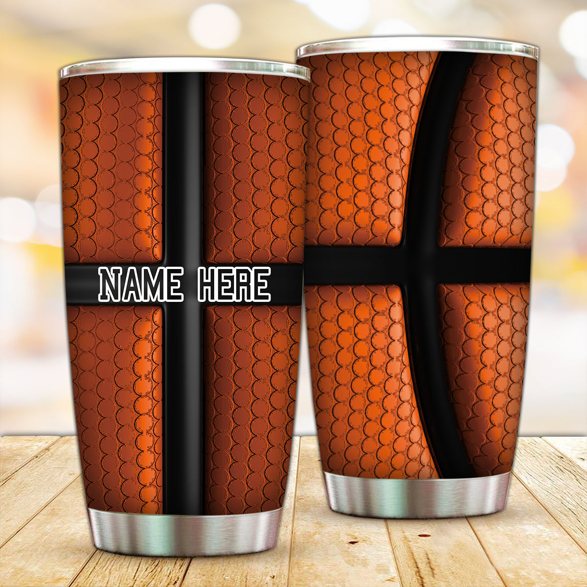 Customized Basketball Tumbler